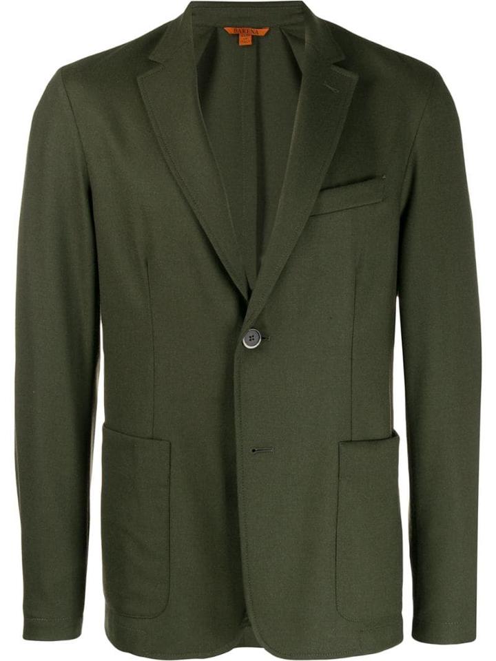 Barena Regular Fit Blazer - Green