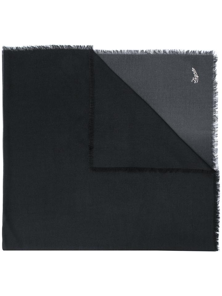 Ermenegildo Zegna Tonal Scarf - Grey