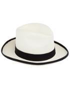 Barbisio 'homburg' Hat, Men's, Size: Xl, Nude/neutrals, Straw
