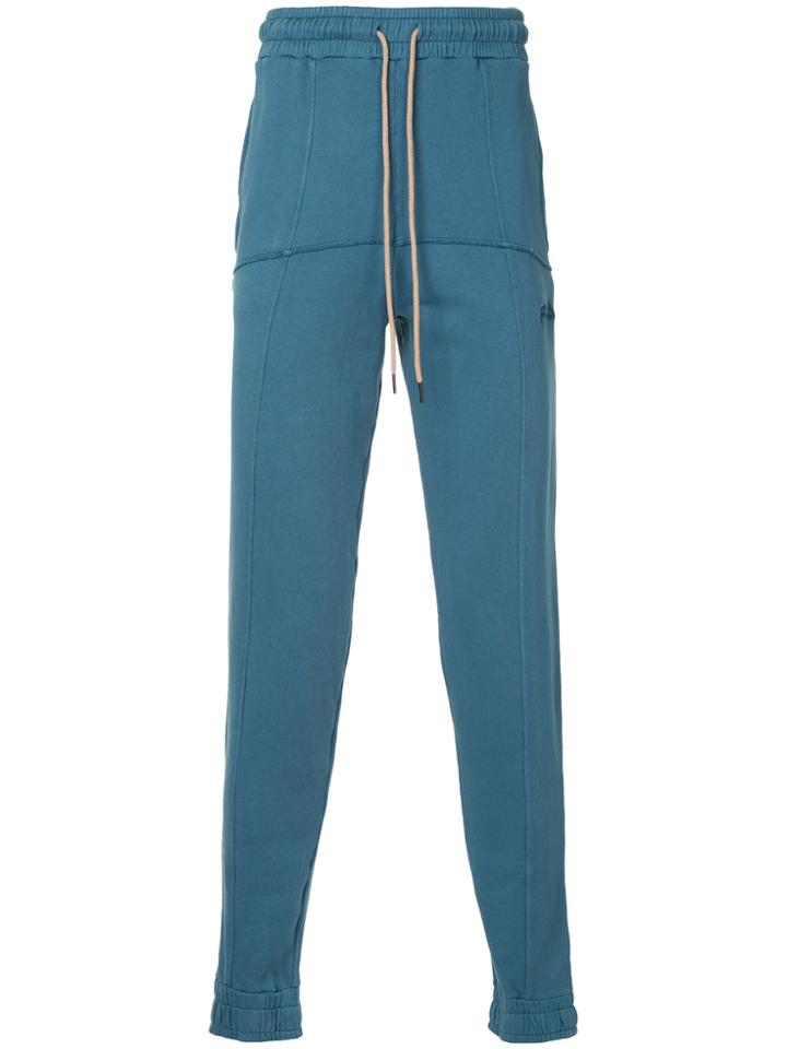 Liam Hodges Piped Track Pants - Blue