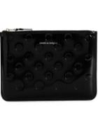 Comme Des Garcons Wallet 'polka Dot Embossed Zip Purse