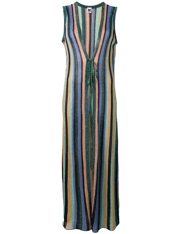 M Missoni Sleeveless Maxi Cardigan - Blue
