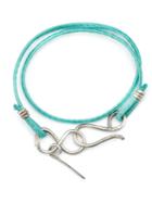 1-100 Toggle Closure Wrap Bracelet, Adult Unisex, Size: Medium, Blue