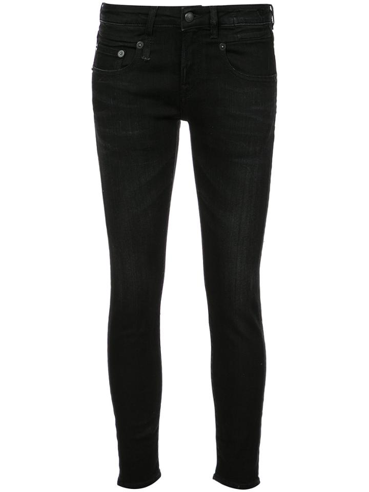 R13 Skinny Low-rise Jeans - Black