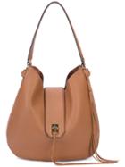 Rebecca Minkoff - Twist Lock Hobo Bag - Women - Leather - One Size, Brown, Leather