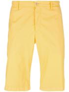 Etro Chino Shorts, Men's, Size: 46, Yellow/orange, Cotton/spandex/elastane
