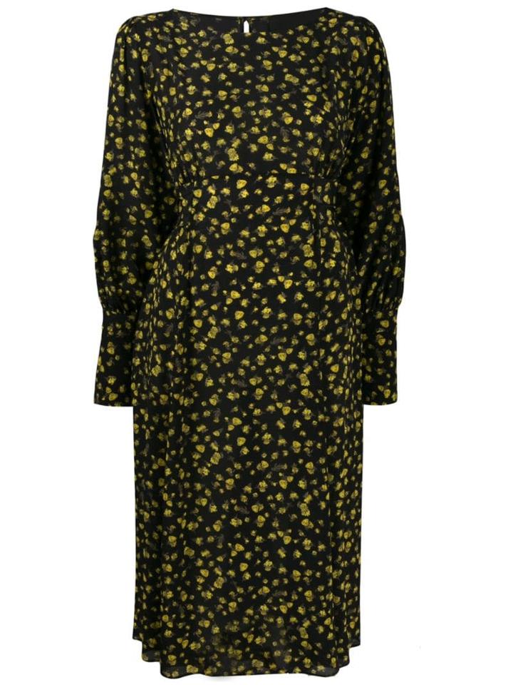 Erika Cavallini Long Sleeved Silk Dress - Black