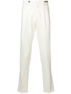 Pt01 Tailored Fitted Trousers - White