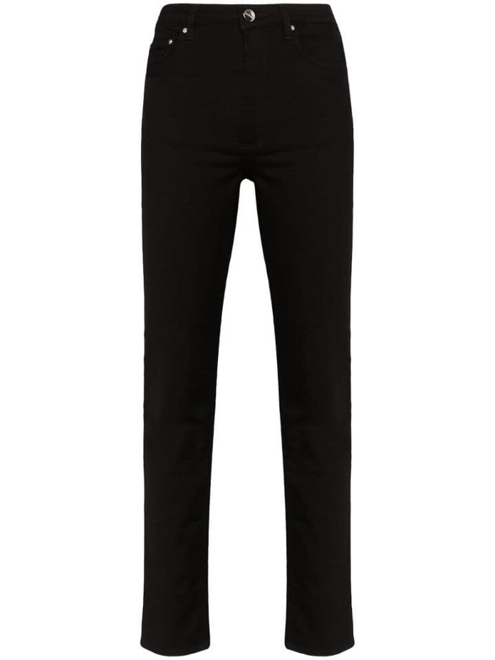 Toteme High-waisted Slim-fit Jeans - Black