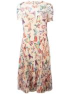 Red Valentino Floral Print Dress, Women's, Size: 42, Polyester
