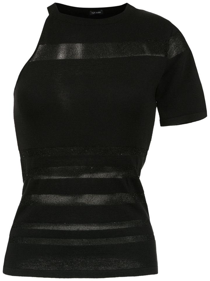 Tufi Duek One Shoulder Top - Black