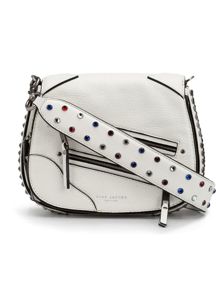 Marc Jacobs P.y.t Crossbody Bag, Women's, White, Leather/metal