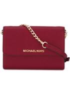 Michael Michael Kors Mini 'jet Set' Crossbody Bag, Women's, Red