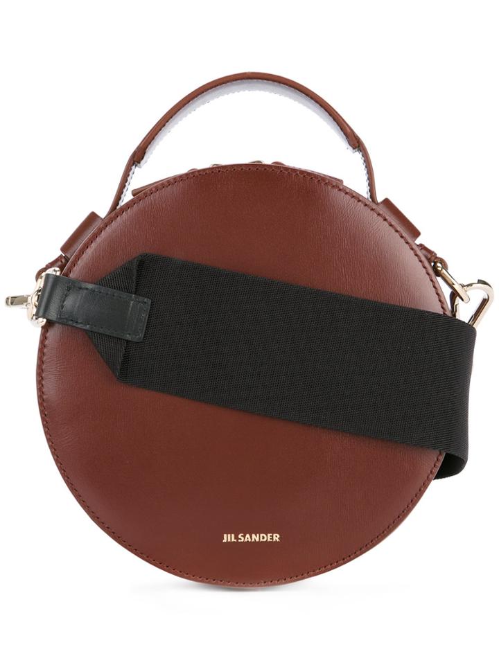 Jil Sander Round Crossbody Bag - Red