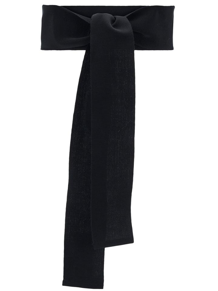 Peter Taylor Tie Waist Belt - Black