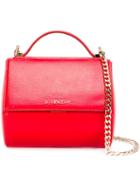 Givenchy - Mini Pandora Box Shoulder Bag - Women - Calf Leather - One Size, Red, Calf Leather