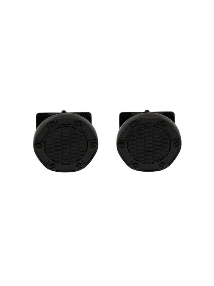 Roberto Cavalli Round Cufflinks - Black
