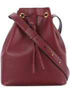 Cartier Vintage Must De Cartier Drawstring Shoulder Bag - Red