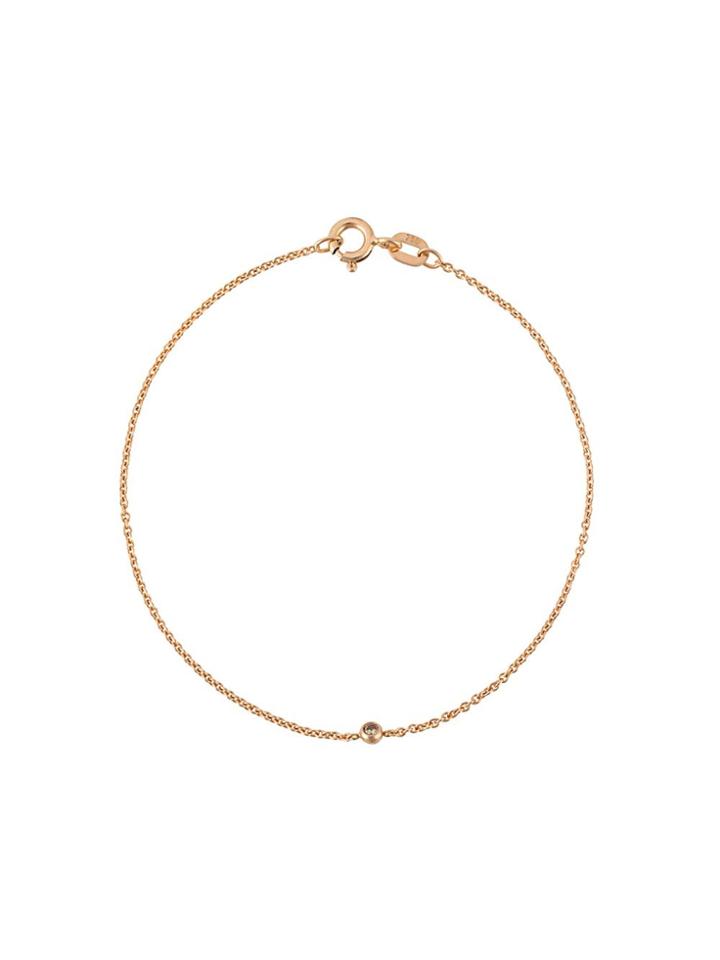 Wouters & Hendrix Gold 18kt Gold Single Champagne Diamond Bracelet -