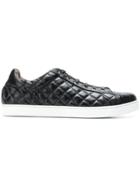 Gianvito Rossi Quilted Lace-up Sneakers - Black