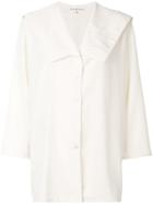John Galliano Vintage Sailor Collar Tunic Blouse - Nude & Neutrals