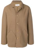 Ymc Single-breasted Fitted Coat - Neutrals
