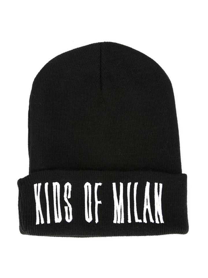 Marcelo Burlon County Of Milan Kids 'staff' Hat, Boy's, Size: 52 Cm, Black