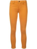 J Brand Turned Up Skinny Jeans - Yellow