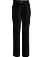 Arthur Arbesser Belted Wide Leg Trousers - Black
