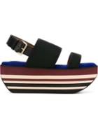 Marni 'wedge In Net And Technofabric' Sandals