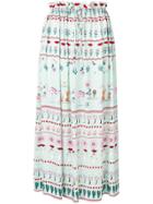 Vivetta High-waist Pleated Skirt - Blue