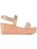 Salvatore Ferragamo Euritea Wedges - Metallic