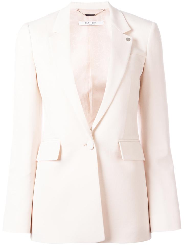 Givenchy Notched Lapel Blazer - Pink & Purple