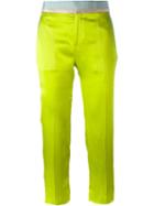 Haider Ackermann Ribbed Waist Cropped Trousers