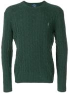 Polo Ralph Lauren Classic Cable Knit Jumper - Green