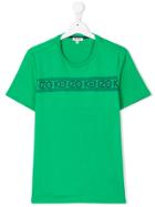 Kenzo Kids Logo Print T-shirt - Green