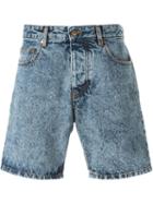 Ami Alexandre Mattiussi Denim Shorts, Men's, Size: S, Blue, Cotton