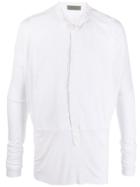 Di Liborio Pleated Panel Shirt - White