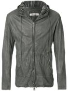 Giorgio Brato Drawstring Hooded Jacket - Grey