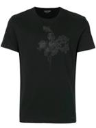 Alexander Mcqueen Floral Print T-shirt - Black