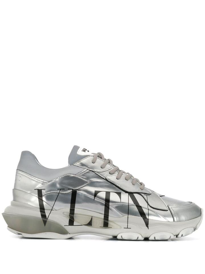 Valentino Bounce Low-top Sneakers - Silver
