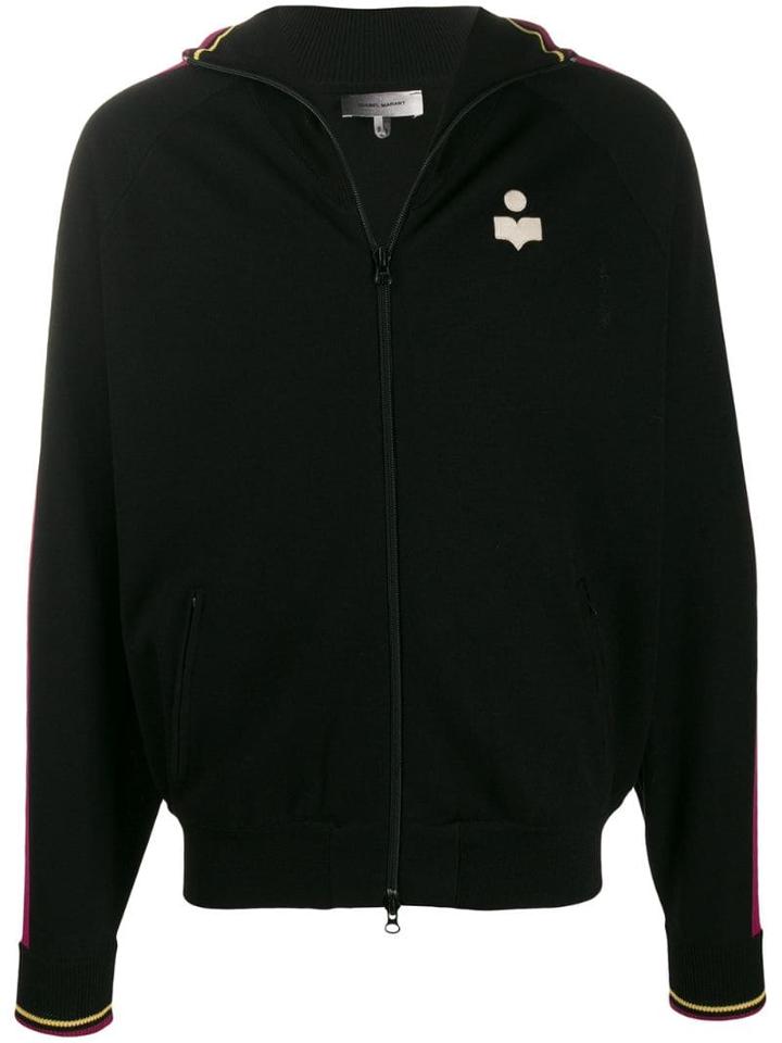 Isabel Marant Side-stripe Zip Front Jacket - Black