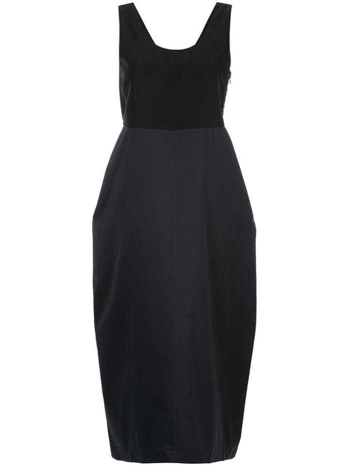Jil Sander Puffy Skirt Day Dress - Blue