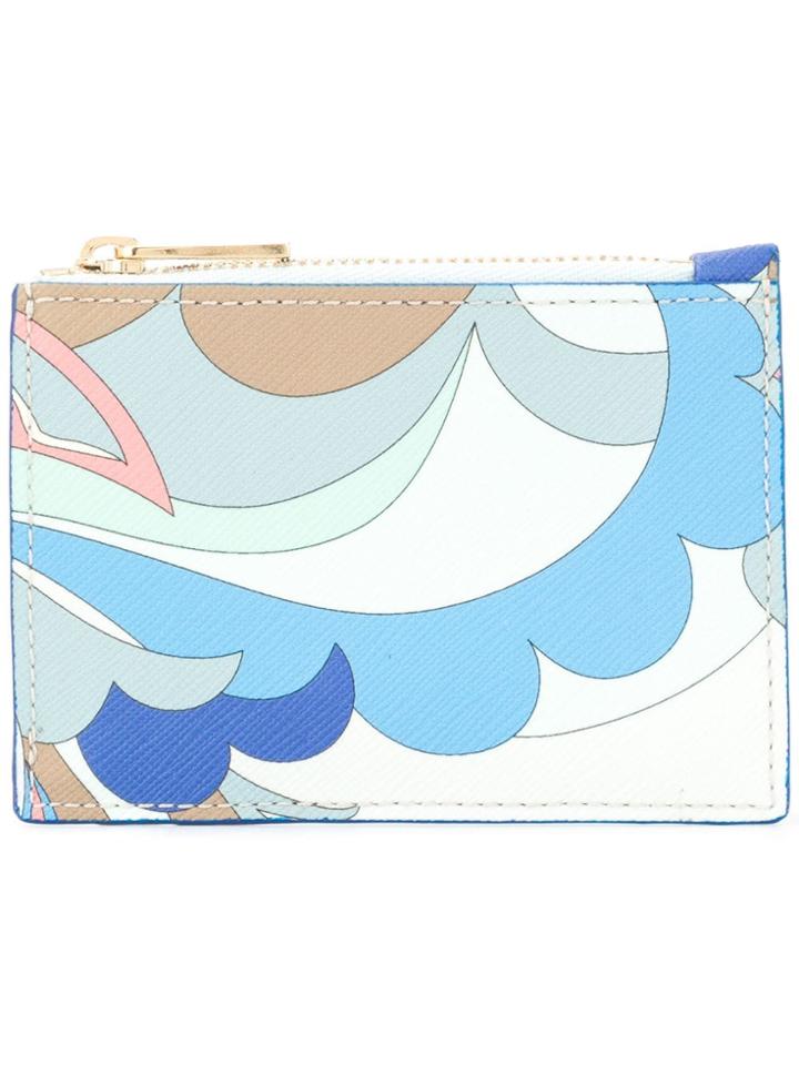 Emilio Pucci Printed Coin Purse - Blue
