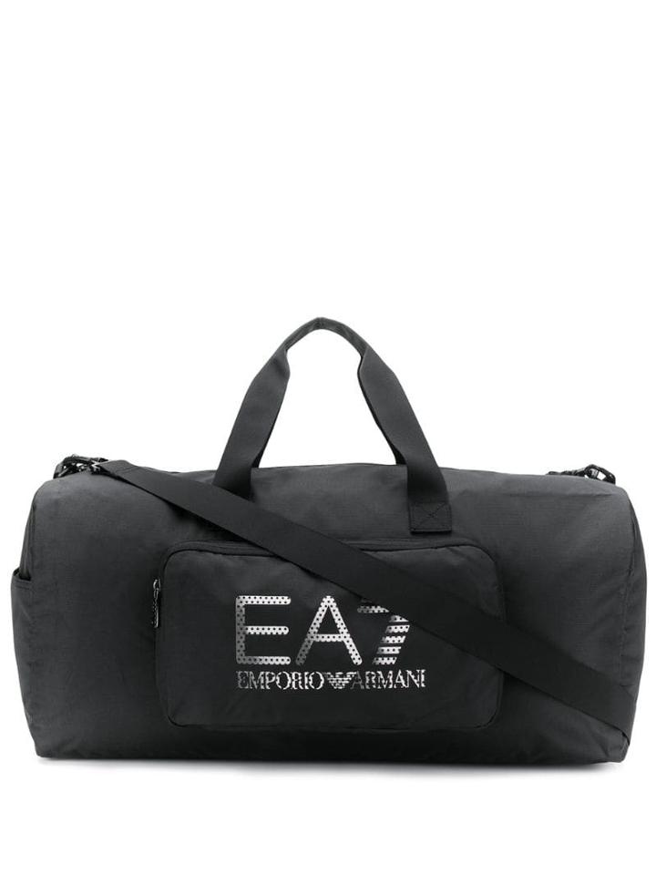 Ea7 Emporio Armani Duffle Bag - Black