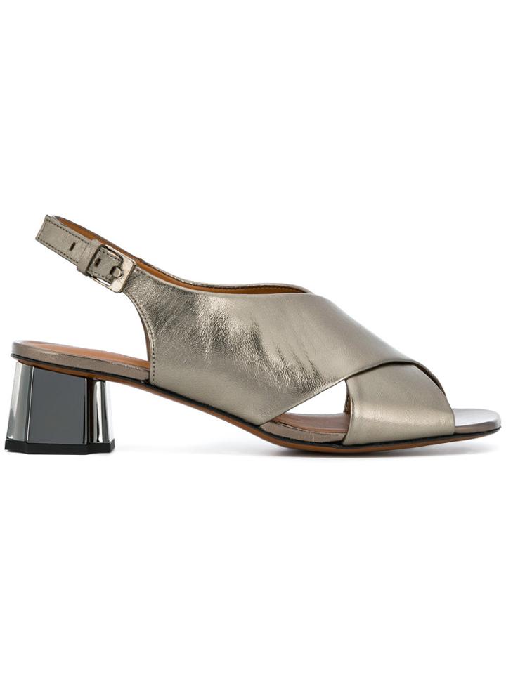 Robert Clergerie Laora Sandals - Metallic