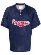 Noon Goons Logo Print Mesh T-shirt - Blue