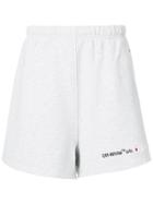 Off-white Logo Track Shorts - Grey