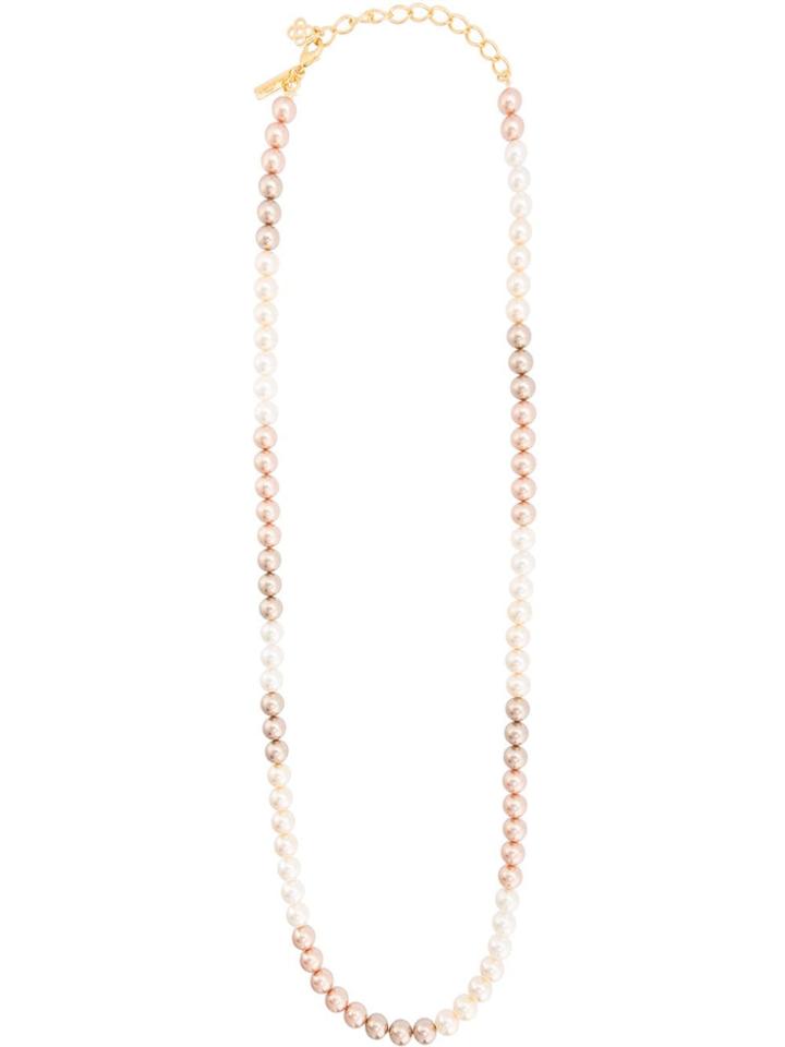 Oscar De La Renta Pearl Necklace - Nude & Neutrals