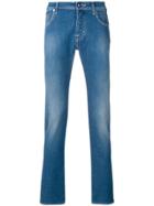 Jacob Cohen Embroidered Detail Jeans - Blue